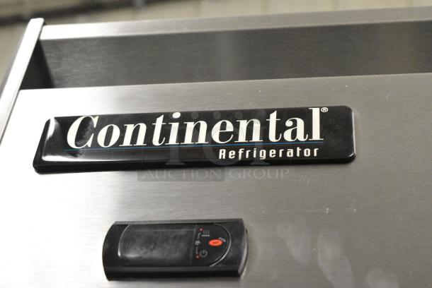 BRAND NEW SCRATCH AND DENT! Continental Stainless Steel Commercial 2 Door Roll In Rack Cooler. Tested and Working! - Image 2 of 6