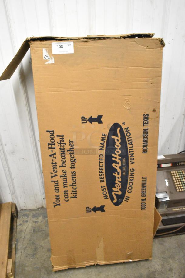 BRAND NEW SCRATCH AND DENT! VentAHood CWEAH6-K48 SS Stainless Steel Range Hood. - Image 2 of 3