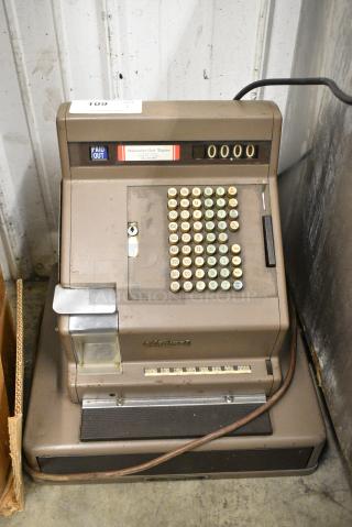 National Metal Countertop Cash Register. 115 Volts, 1 Phase.