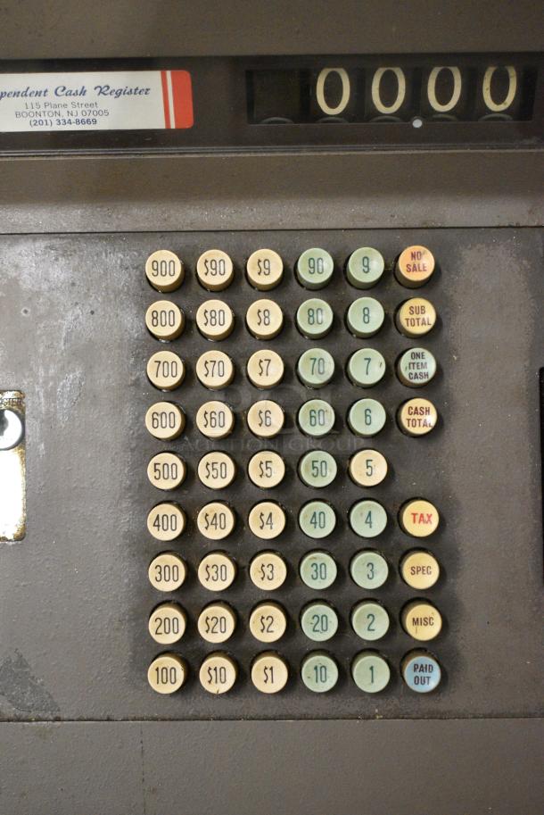 National Metal Countertop Cash Register. 115 Volts, 1 Phase. - Image 2 of 8