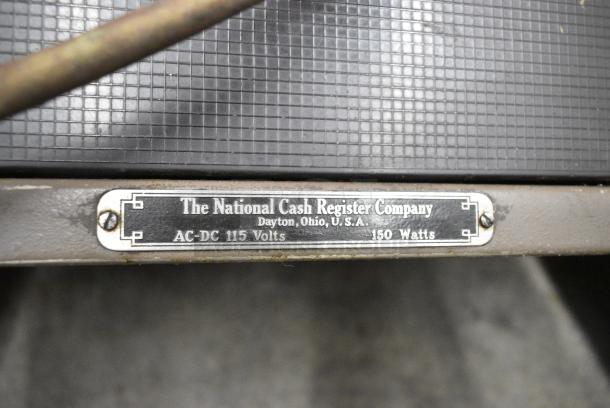 National Metal Countertop Cash Register. 115 Volts, 1 Phase. - Image 8 of 8