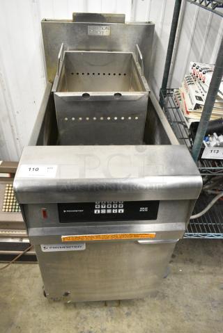 2018 Frymaster GPCSC Stainless Steel Commercial Floor Style Natural Gas Powered Pasta Cooker on Commercial Casters. 80,000 BTU.