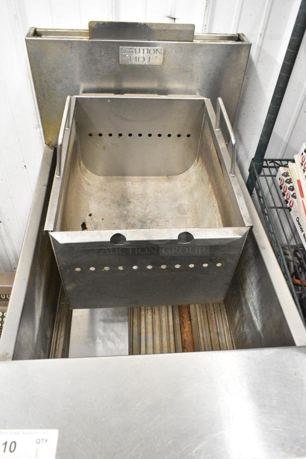 2018 Frymaster GPCSC Stainless Steel Commercial Floor Style Natural Gas Powered Pasta Cooker on Commercial Casters. 80,000 BTU. - Image 4 of 8