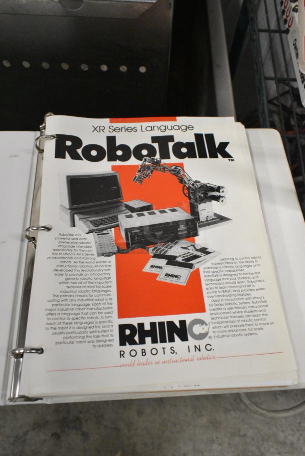 6 Manuals for Rhino XR Robot. 6 Times Your Bid! - Image 3 of 5