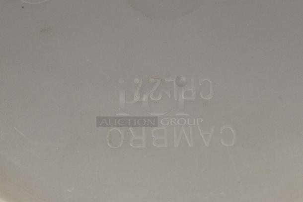 8 Cambro CP27 Tan Poly Bins w/ White Lids. 8 Times Your Bid! - Image 4 of 7
