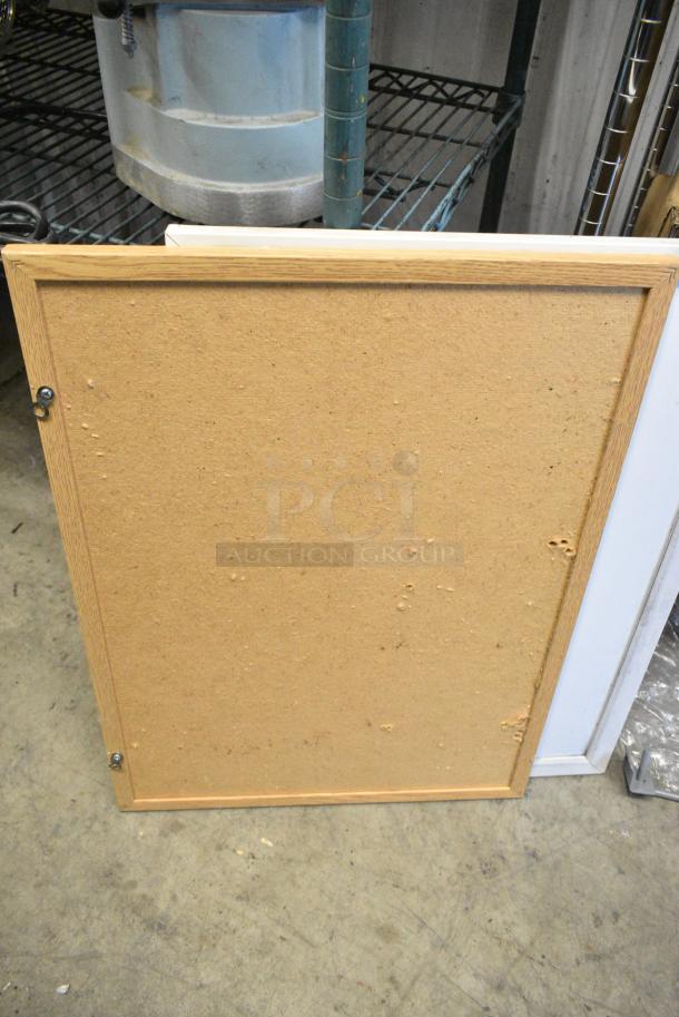 2 Items; Framed White Board and Framed Bulletin Board. 2 Times Your Bid! - Image 2 of 4