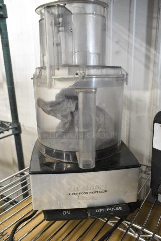 Cuisinart DFP-14BCN Countertop Food Processor. 120 Volts, 1 Phase. Tested and Working!