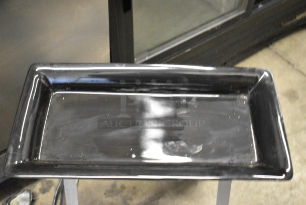 14 Black Ceramic Rectangular Plates. 14 Times Your Bid! - Image 2 of 3