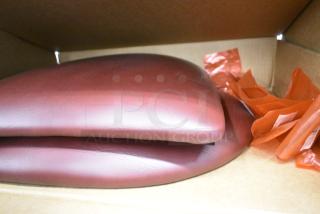 Box of 2 BRAND NEW! Maroon Seat Cushion.