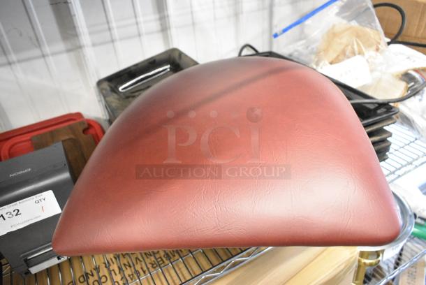 Box of 2 BRAND NEW! Maroon Seat Cushion. - Image 3 of 5
