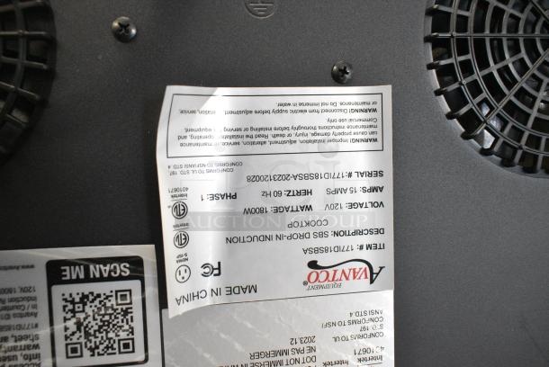 2023 Avantco 177ID18SBSA Metal Drop In 2 Burner Induction Range. 120 Volts, 1 Phase. - Image 6 of 6