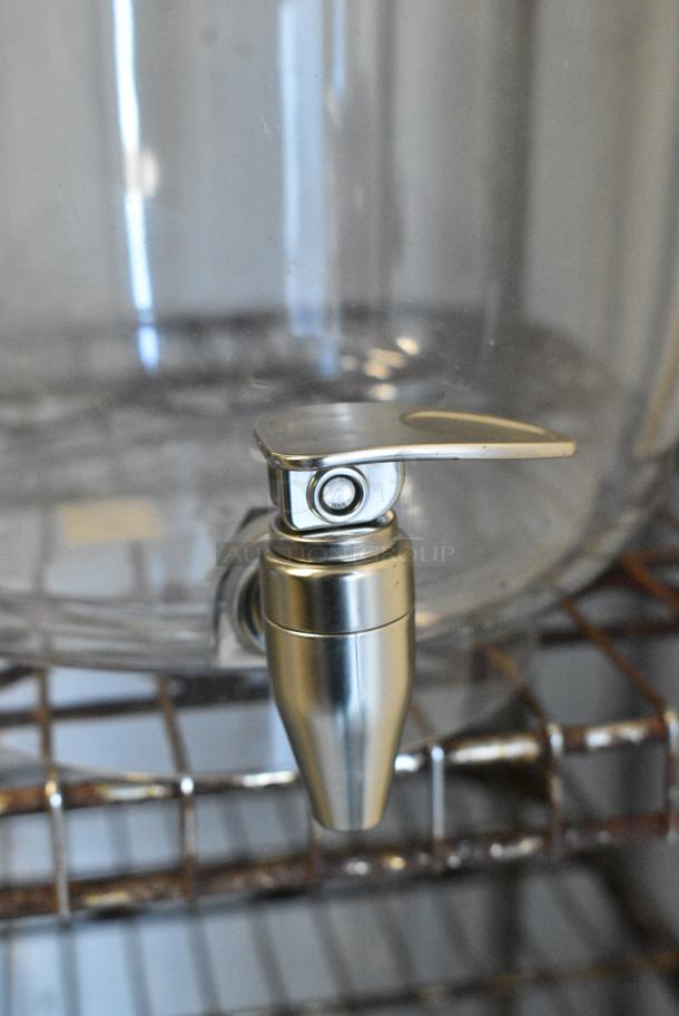 2 TableCraft 85R Clear Poly Beverage Dispenser. No Lid. 2 Times Your Bid! - Image 3 of 4