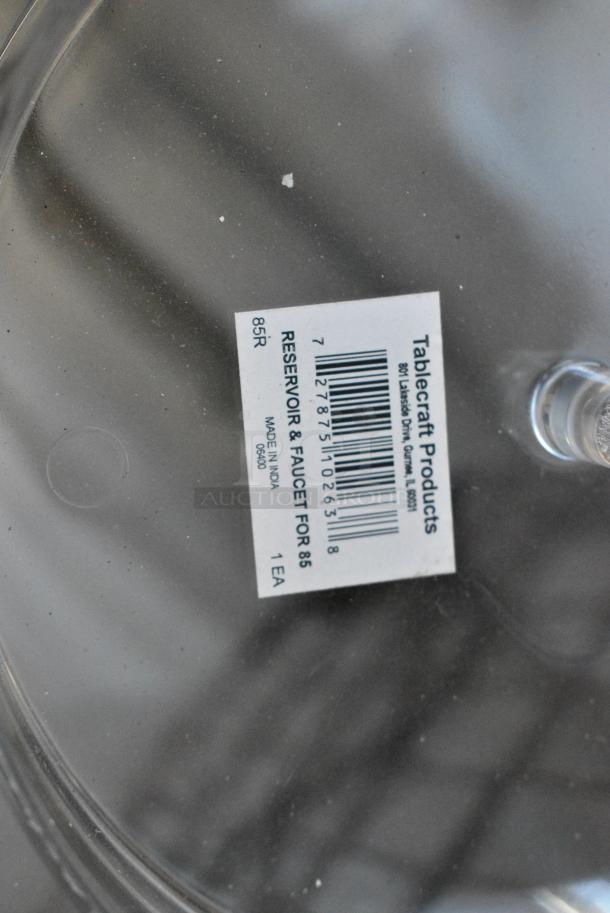 2 TableCraft 85R Clear Poly Beverage Dispenser. No Lid. 2 Times Your Bid! - Image 4 of 4
