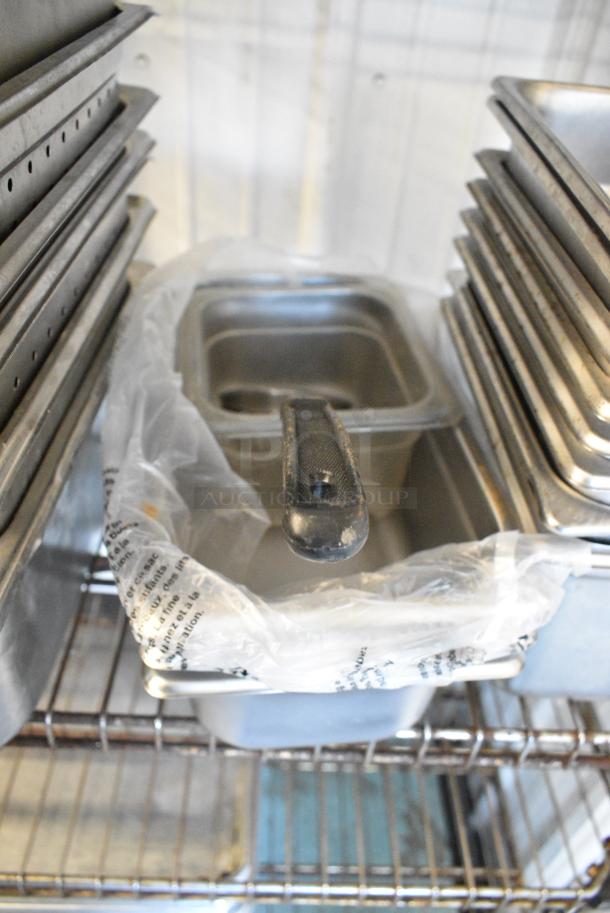 ALL ONE MONEY! Lot of Stainless Steel Drop In Bins. - Image 3 of 5