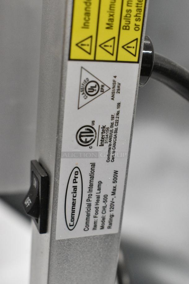BRAND NEW IN BOX! Chefmate CHL-500 Metal Countertop Warming Lamp. 120 Volts, 1 Phase. Tested and Working! - Image 5 of 5