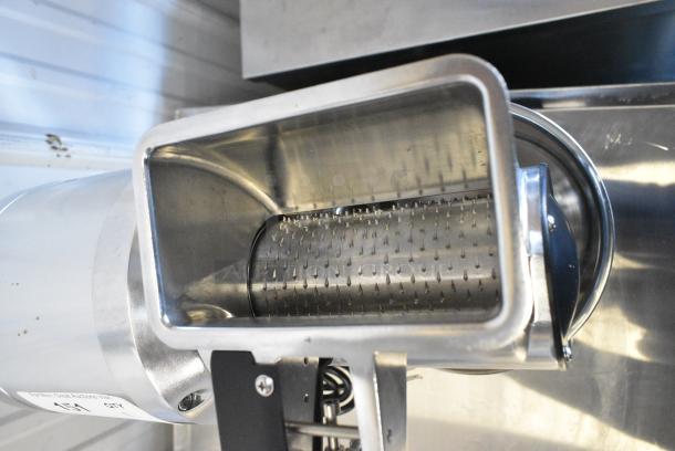 BRAND NEW SCRATCH AND DENT! Estella 348CG34 Stainless Steel Commercial Electric Hard Cheese Grater. 120 Volts, 1 Phase. Tested and Working! - Image 2 of 6