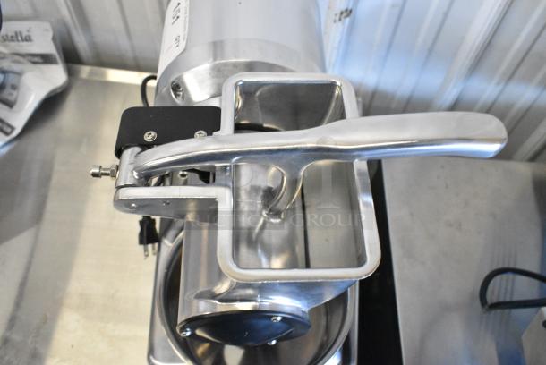 BRAND NEW SCRATCH AND DENT! Estella 348CG34 Stainless Steel Commercial Electric Hard Cheese Grater. 120 Volts, 1 Phase. Tested and Working! - Image 3 of 6