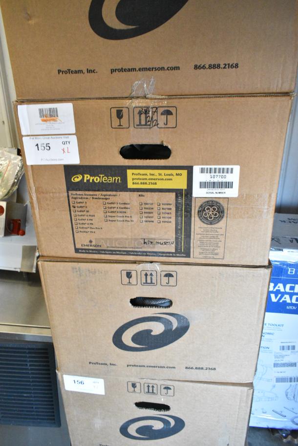 2 BRAND NEW SCRATCH AND DENT! Emerson Items Including 196107700 ProTeam GoFit 6 107700 6 Qt. Backpack Vacuum with 106820 15" Sidewinder Carpet Kit and 196107701 ProTeam GoFit 6 107701 6 Qt. Backpack Vacuum with 106841 18" Sidewinder Carpet Kit - 120V. 120 Volts, 1 Phase. 2 Times Your Bid! - Image 2 of 6