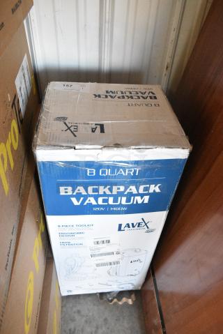 BRAND NEW SCRATCH AND DENT! Lavex 457LAVBP8QT 8 Qt. Backpack Vacuum with HEPA Filtration and 8-Piece Tool Kit -. 120 Volts, 1 Phase.
