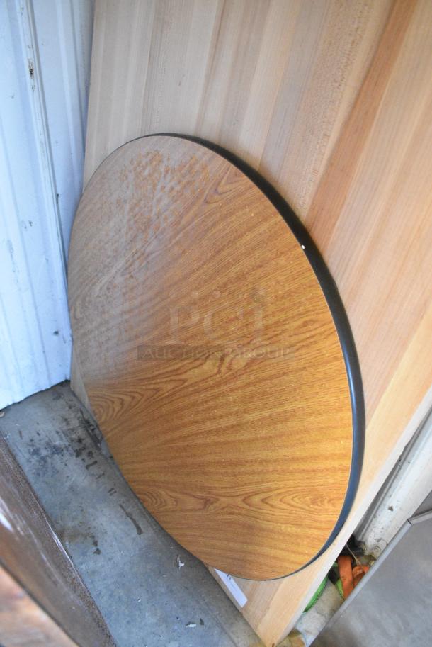 3 BRAND NEW SCRATCH AND DENT! Wood Pattern Tabletops. 3 Times Your Bid! - Image 4 of 7