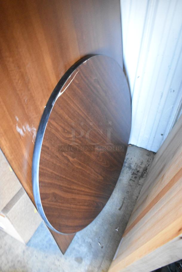 3 BRAND NEW SCRATCH AND DENT! Wood Pattern Tabletops. 3 Times Your Bid! - Image 5 of 7