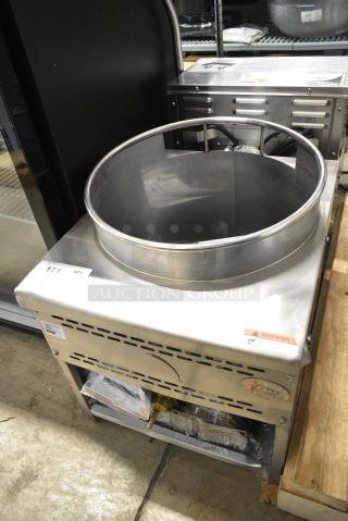 BRAND NEW SCRATCH AND DENT! Cooking Performance Group CPG WOKR16L Liquid Propane Wok Range with 16" Ring - 125,000 BTU