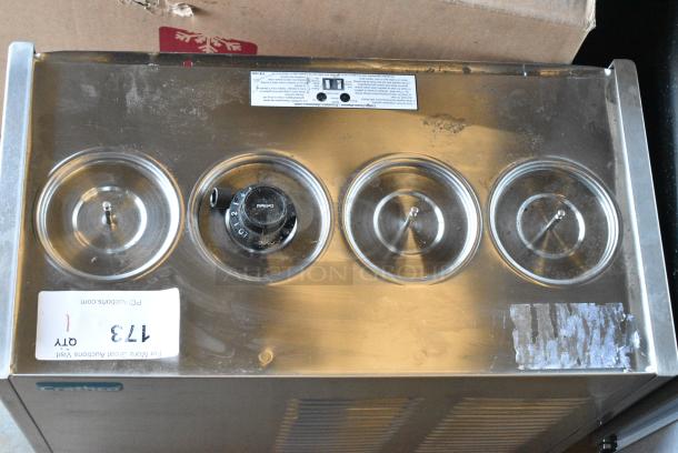 BRAND NEW SCRATCH AND DENT! Crathco E47/E49-3 Stainless Steel Commercial Countertop Refrigerated Beverage Machine Base. 115 Volts, 1 Phase.  Tested and Powers On But Does Not Get Cold - Image 2 of 4