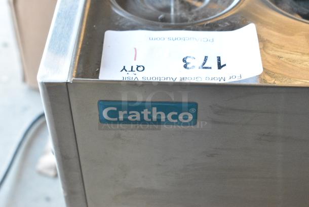 BRAND NEW SCRATCH AND DENT! Crathco E47/E49-3 Stainless Steel Commercial Countertop Refrigerated Beverage Machine Base. 115 Volts, 1 Phase.  Tested and Powers On But Does Not Get Cold - Image 3 of 4