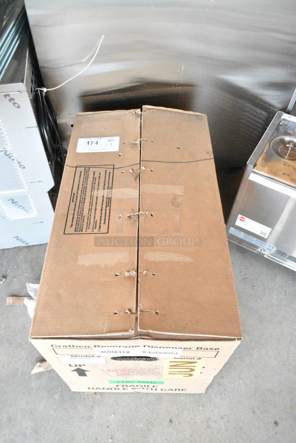 BRAND NEW SCRATCH AND DENT! Crathco BASE E47/E49-3 Stainless Steel Commercial Countertop Refrigerated Beverage Machine Base. 115 Volts, 1 Phase. Tested and Working! - Image 2 of 4