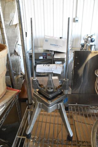 Metal Countertop Vegetable Cutter.
