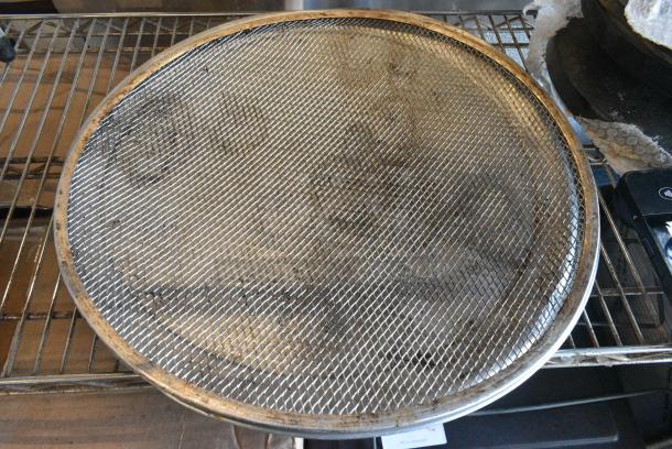 17 Various Items Including Metal Bowls, Round Pizza Screens and Utensils. 17 Times Your Bid! - Image 7 of 9