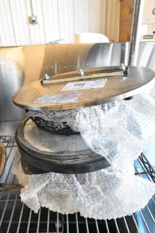 5 Various Items Including Metal Baskets and Table Column Base. 5 Times Your Bid!