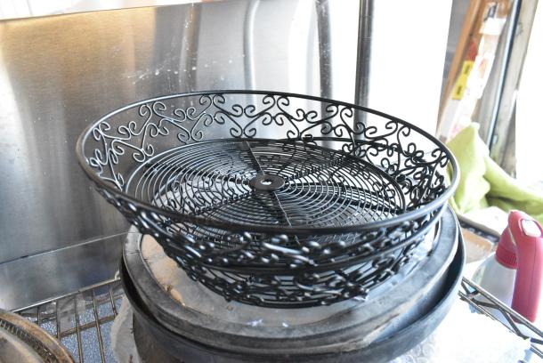 5 Various Items Including Metal Baskets and Table Column Base. 5 Times Your Bid! - Image 3 of 6