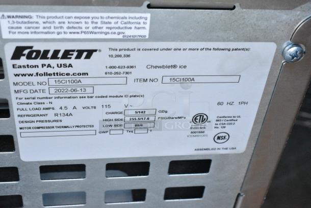 BRAND NEW SCRATCH AND DENT! 2022 Follett 15CI100A Ice & Water Dispenser. 115 Volts, 1 Phase. - Image 4 of 4