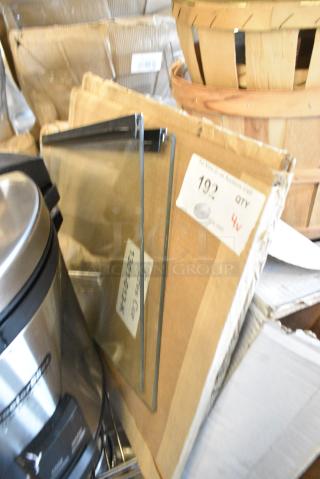 4 BRAND NEW SCRATCH AND DENT! Items Including 2 Glass Panes, CresCor 1301-013-K. 4 Times Your Bid!