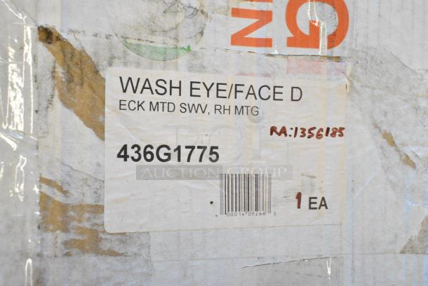 BRAND NEW SCRATCH AND DENT! 436G1775 Guardian Equipment G1775 Right Hand Deck Mounted Eye and Face Wash Station with 90 Degree Swivel - Image 3 of 3