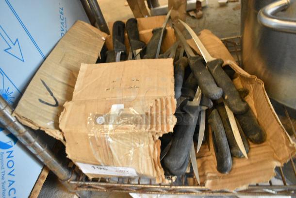 60 SHARPENED Stainless Steel Knives Including Fillet Knives. 60 Times Your Bid! - Image 2 of 2