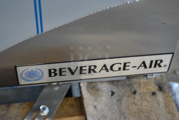 BRAND NEW SCRATCH AND DENT! Beverage Air SPE60HC-24M 60" 2 Door Mega Top Refrigerated Sandwich Prep Table. 115 Volts, 1 Phase. Tested and Working! - Image 2 of 13
