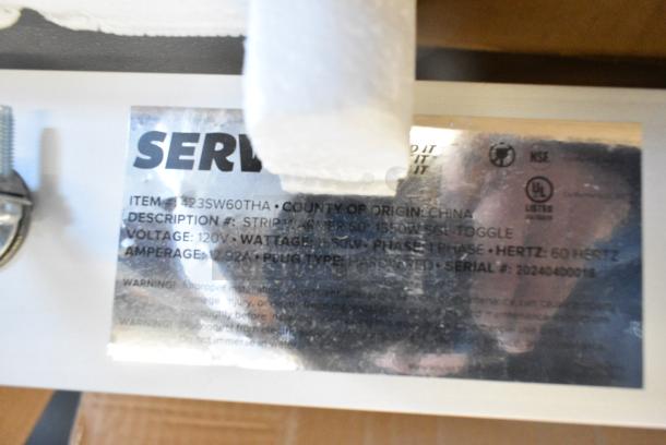 BRAND NEW SCRATCH AND DENT! ServIt 423SW60THA60" Strip Warmer with Single Toggle Control. 120 Volts, 1 Phase. - Image 5 of 7