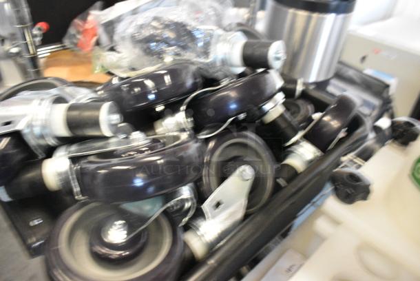 BRAND NEW SCRATCH AND DENT! Lot of 30 Commercial Casters. - Image 3 of 4