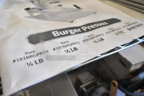 BRAND NEW SCRATCH AND DENT! Garde XL 181brgsl2 2" x 1/2" Slider / Burger Press - 1000 Sliders/Hour - Image 6 of 6
