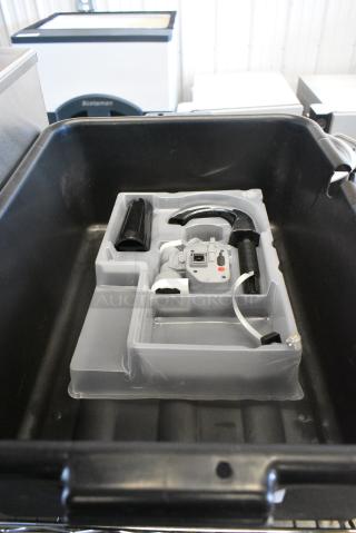 BRAND NEW SCRATCH AND DENT! Faucet in Black Bus Bin