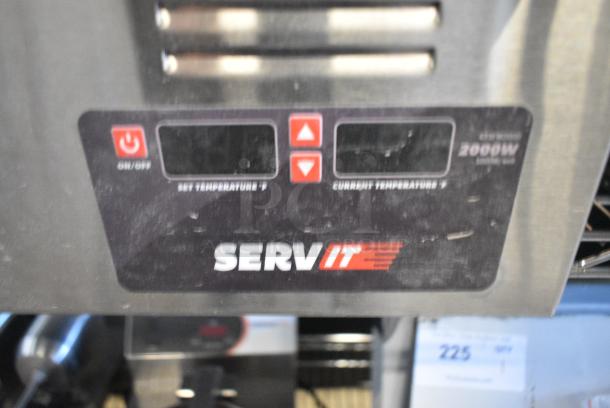 BRAND NEW SCRATCH AND DENT! ServIt 423FW200D 12" x 20" Full Size Dual Well Electric Countertop Food Warmer with Thermostatic Controls. 120 Volts, 1 Phase. Cannot Test Due To Plug Style - Image 4 of 6