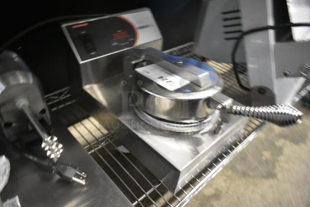 BRAND NEW SCRATCH AND DENT! 2024 Nemco 7030A Stainless Steel Waffle Cone Maker - Single Grid. 120 Volts, 1 Phase. Tested and Working! - Image 2 of 6