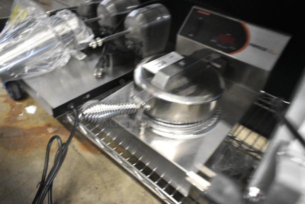 BRAND NEW SCRATCH AND DENT! 2024 Nemco 7030A Stainless Steel Waffle Cone Maker - Single Grid. 120 Volts, 1 Phase. Tested and Working! - Image 3 of 6