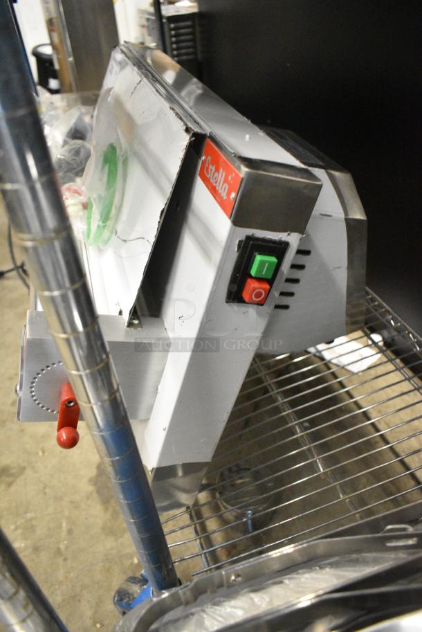 BRAND NEW SCRATCH AND DENT! 2024 Estella 348EDS18S 18" Countertop One Stage Dough Sheeter. 120 Volts, 1 Phase. Tested and Working! - Image 3 of 7