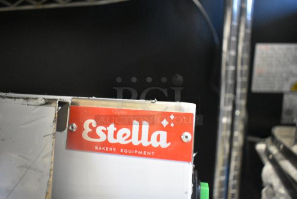 BRAND NEW SCRATCH AND DENT! 2024 Estella 348EDS18S 18" Countertop One Stage Dough Sheeter. 120 Volts, 1 Phase. Tested and Working! - Image 4 of 7