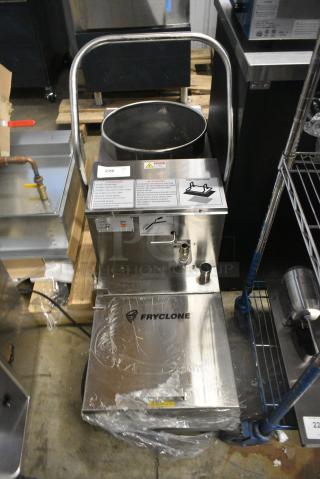 BRAND NEW SCRATCH AND DENT! 2024 Fryclone 259OFM85 85 lb. Low-Profile Portable Fryer Oil Filter Machine with 2-Way Pump. 120 Volts, 1 Phase.