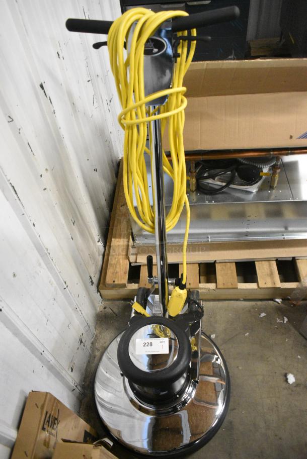 BRAND NEW SCRATCH AND DENT! 2024 Lavex 978LAVP20A 20" Single Speed Rotary Floor Cleaning Machine w/ Replacement Carpet Brush and Replacement Pad Driver. 110-120 Volts, 1 Phase. - Image 2 of 6