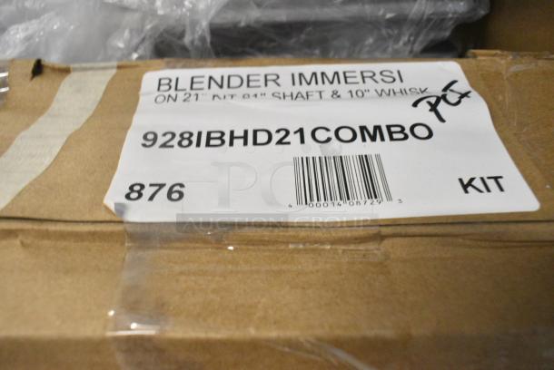 BRAND NEW SCRATCH AND DENT! 928IBHD21COMBO Heavy-Duty 21" Variable Speed Immersion Blender with 10" Whisk. 120 Volts, 1 Phase. - Image 5 of 5
